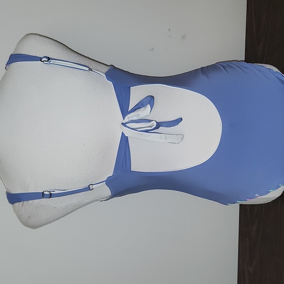 becca By Rebecca Virtue One Piece Swimsuit Size Large Twist Ribbon - Picture 4 of 8